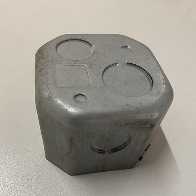 Silver Waterproof Cast Iron Electrical Junction Box Metal Terminal Box Customized