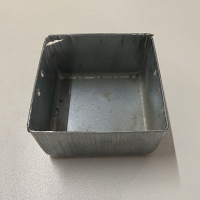 Silver Waterproof Cast Iron Electrical Junction Box Metal Terminal Box Customized