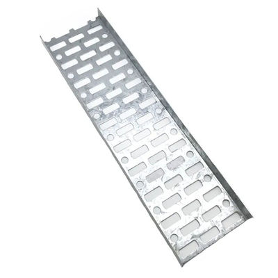 High Rigidity Metal Cable Tray Galvanised Steel Trunking Custom Width