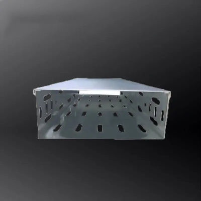 Fire Proofing Perforated Metal Cable Tray With Cover Rust Resistance