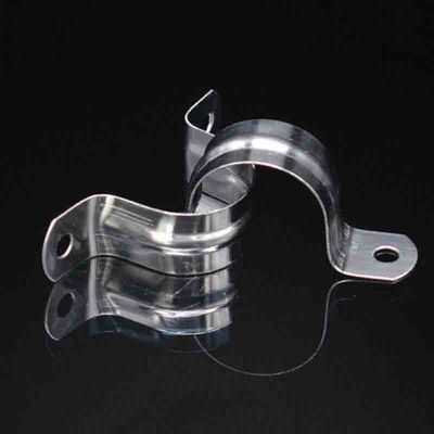 Erosion Resistant Metal Saddle Clip