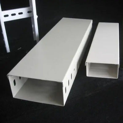 Trough Type Electrical Cable Metal Trunking Long Span  Cable Metal Tray