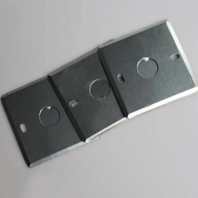 Square Anticorrosion Electrical Box Cover Plate Metal Stainless Steel For Terminal Posts