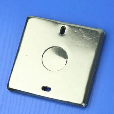 Standard Size 1.0mm Electrical Junction Box Cover Plate Metal Shell Fireproof